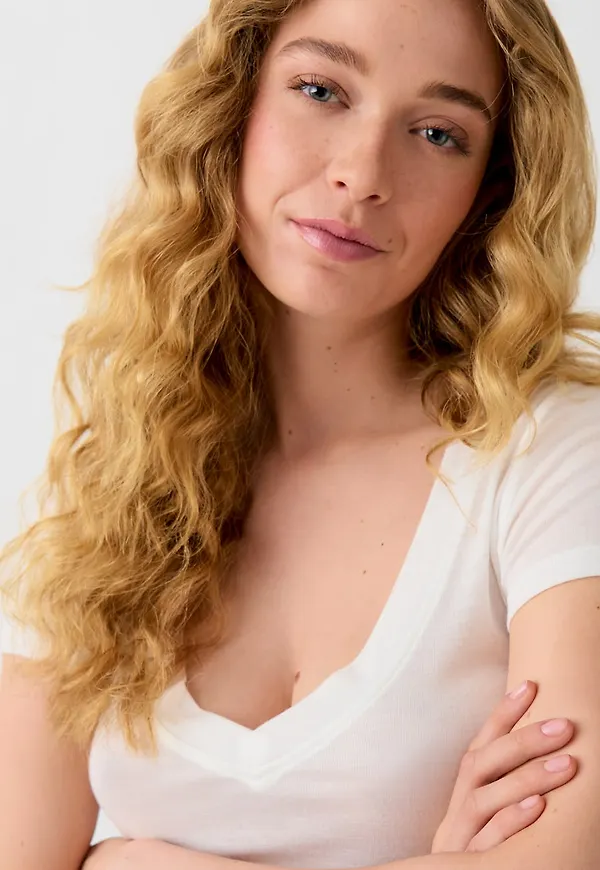 V-neck top