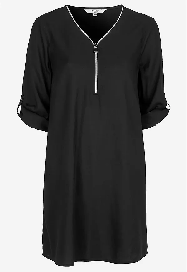 V-ringad tunika i två längder