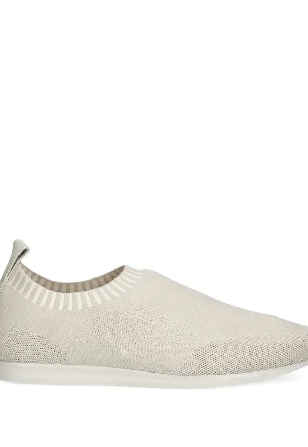 VAGABOND Yasmin stickade slip on-sneakers - Vit