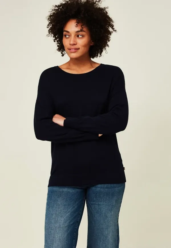 Valentina Merino/viscose Blend Crew Neck Sweater