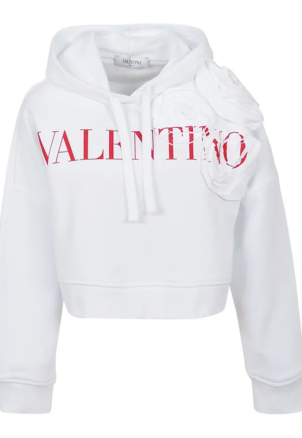 Valentino - Hoodies - Vit - Dam - Storlek: S,Xs