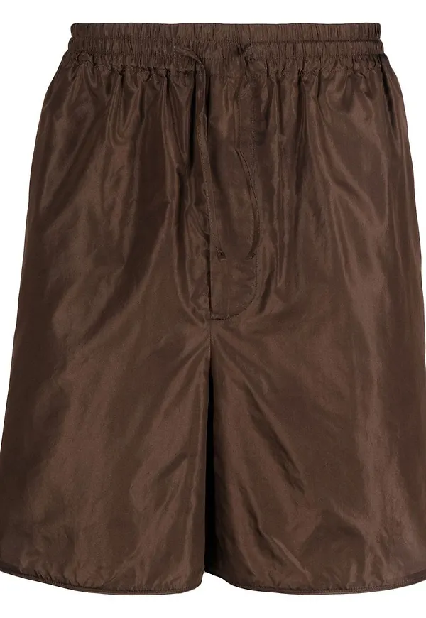 Valentino bermudashorts med dragsko - Brun