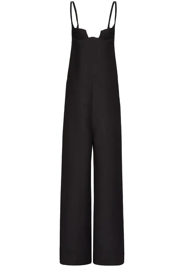 Valentino Crepe Couture jumpsuit - Svart