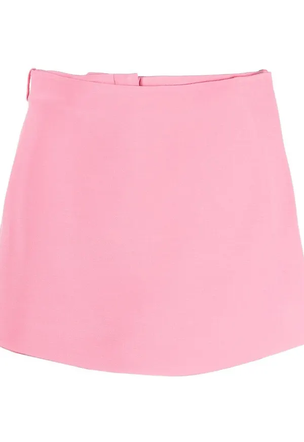 Valentino Crepe Couture omlottkjol - Rosa