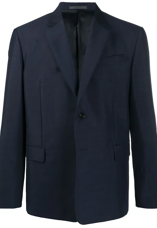 Valentino enkelknäppt blazer - Blå
