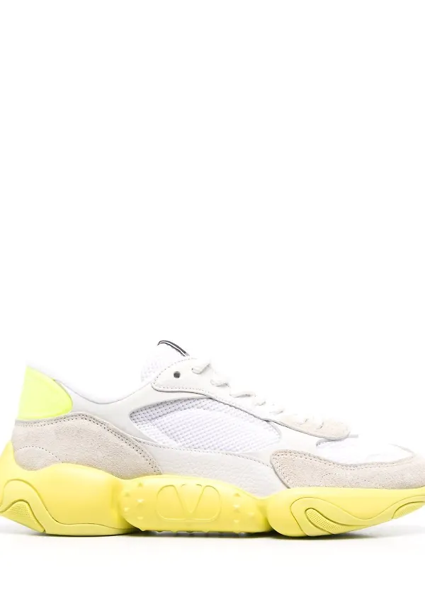 Valentino Garavani Bubbleback låga sneakers - Vit