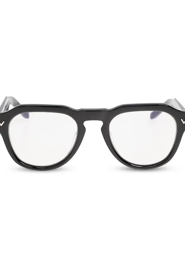 VALENTINO GARAVANI EYEWEAR runda glasögon - Svart