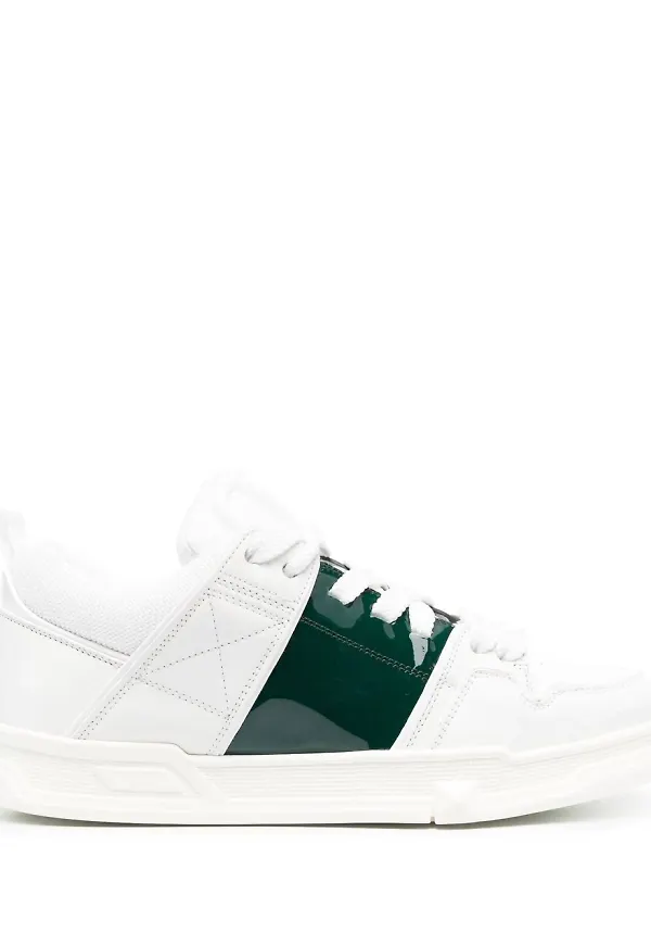 Valentino Garavani lädersneakers - Vit