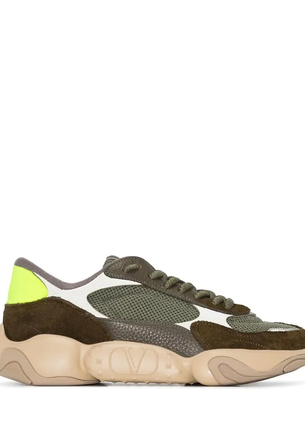 Valentino Garavani låga sneakers - Grön