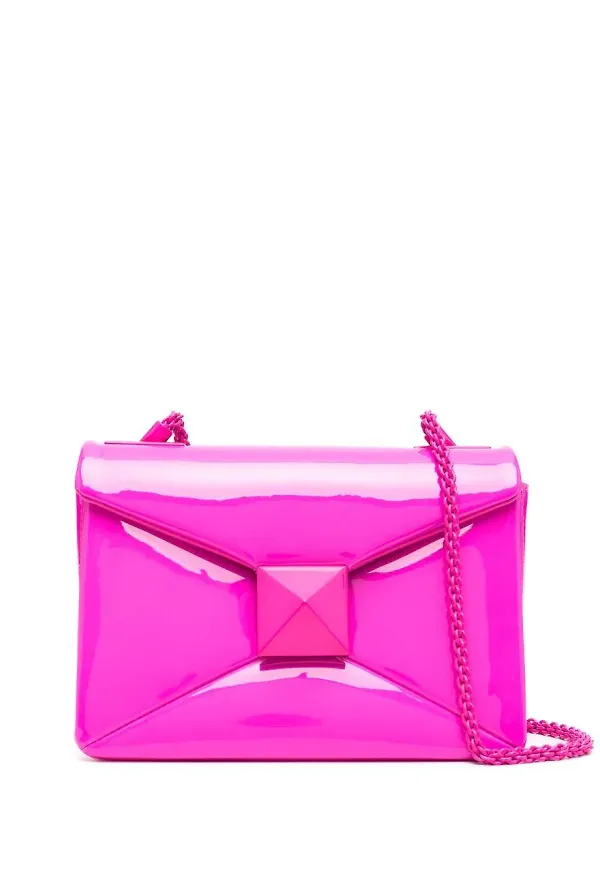 Valentino Garavani One Stud axelremsväska - Rosa