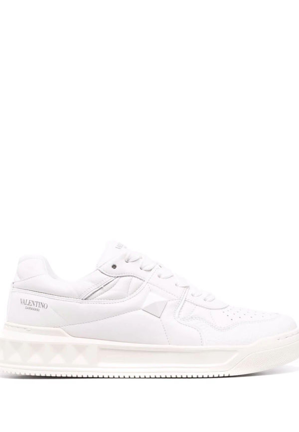 Valentino Garavani One Stud låga sneakers - Vit