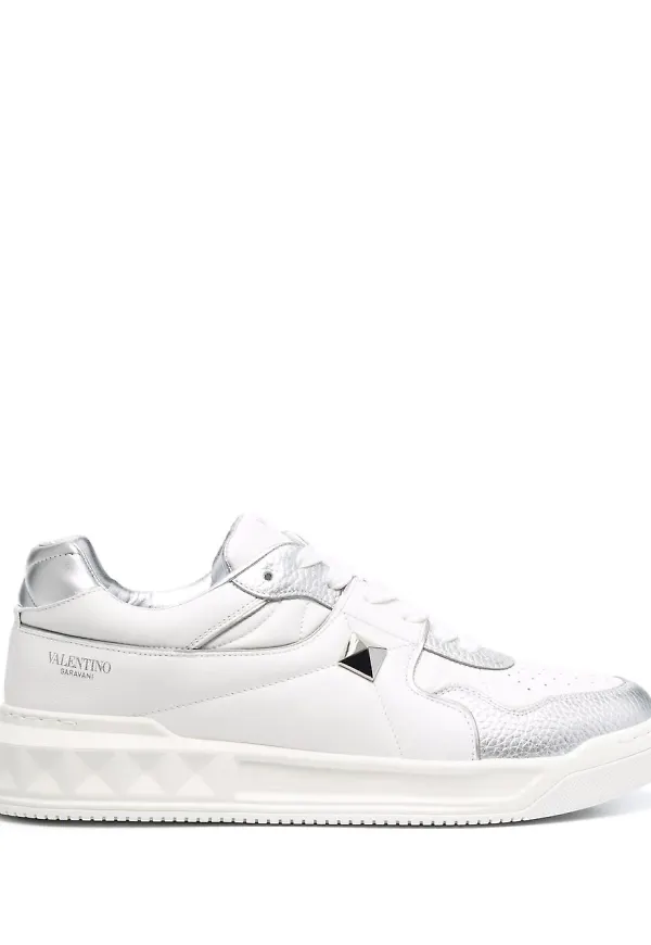 Valentino Garavani One Stud låga sneakers - Vit