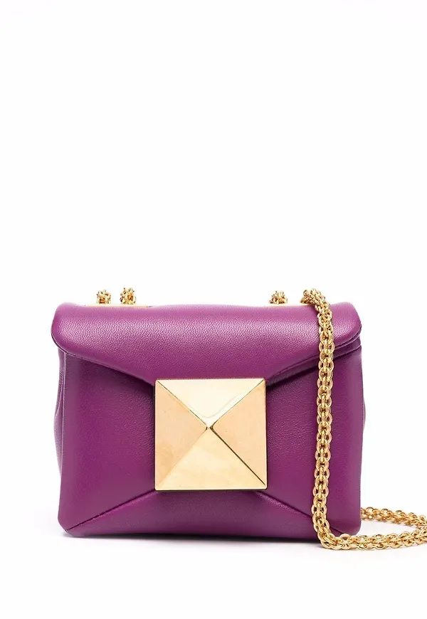Valentino Garavani One Stud miniväska - Lila