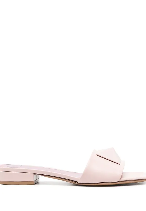 Valentino Garavani platta slip-ons med nitar - Rosa