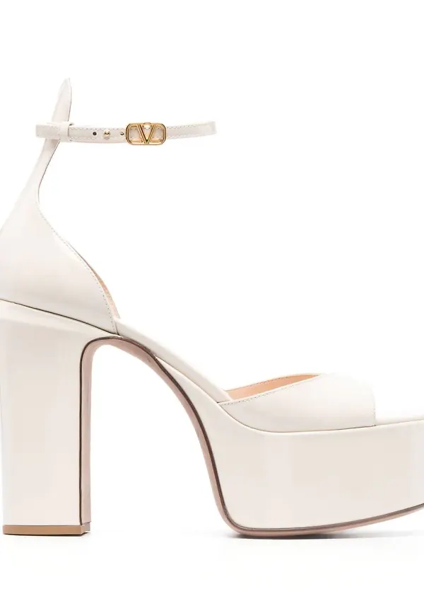 Valentino Garavani platåsandaler 120 mm - Neutral