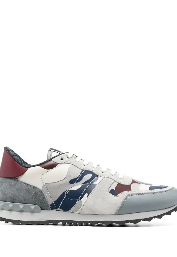 Valentino Garavani Rockrunner Camouflage sneakers - Grå