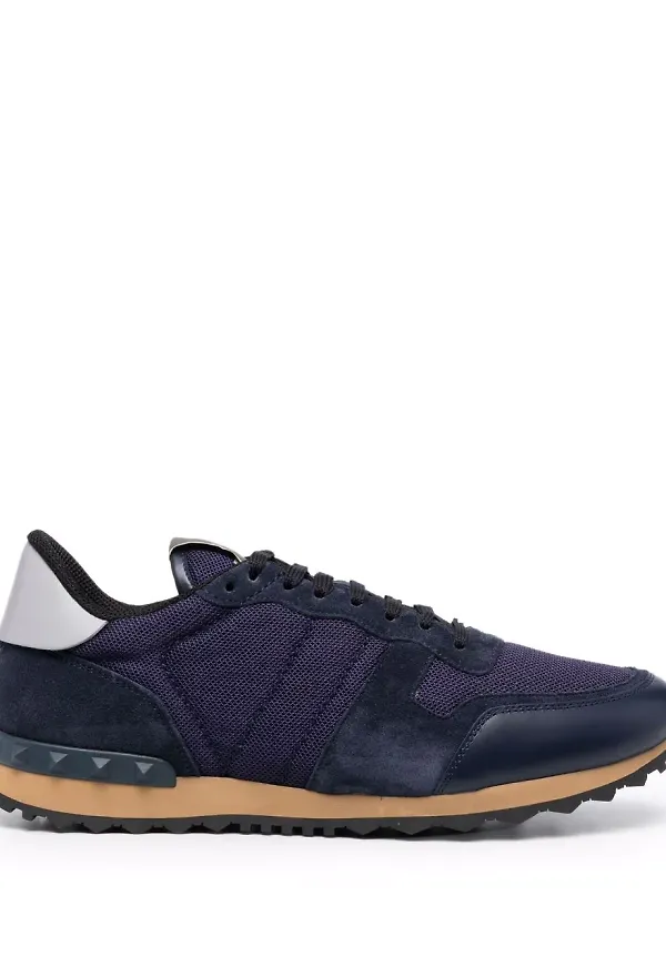 Valentino Garavani Rockrunner låga sneakers - Blå