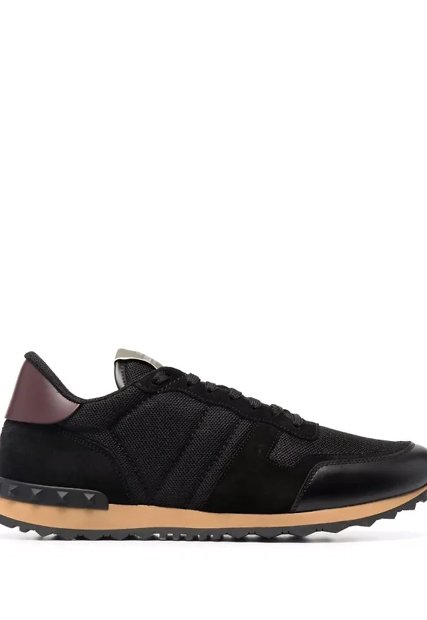 Valentino Garavani Rockrunner låga sneakers - Svart