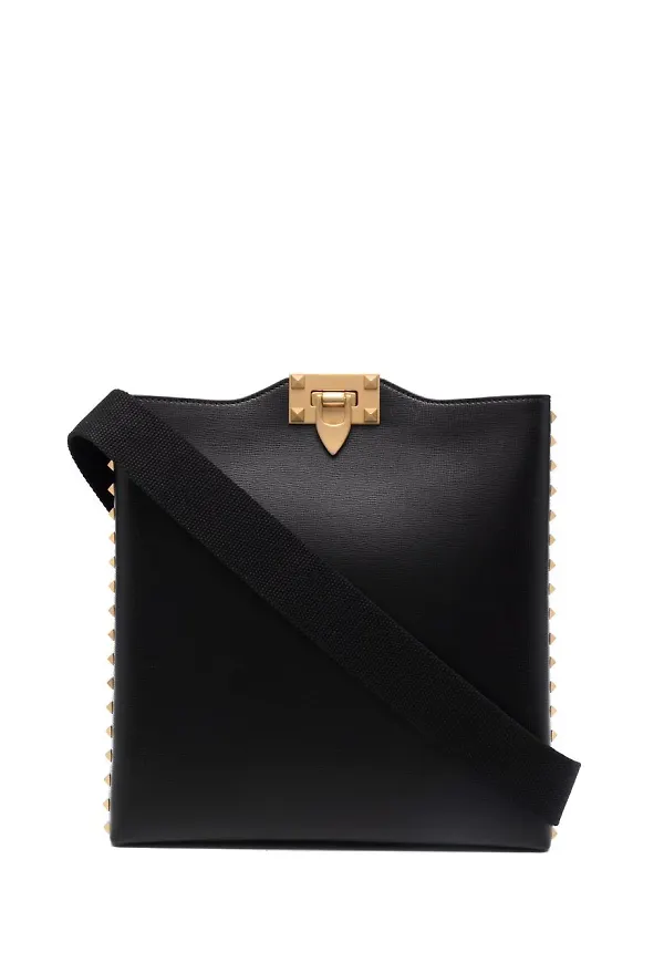 Valentino Garavani Rockstud Alcove axelväska - Svart