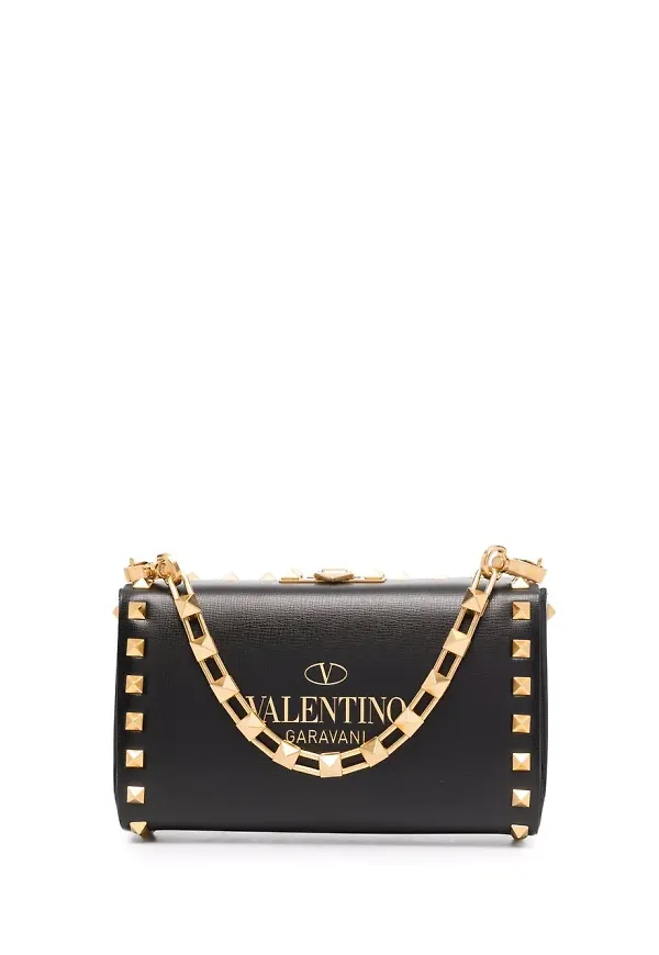 Valentino Garavani Rockstud Alcove kuvertväska - Svart