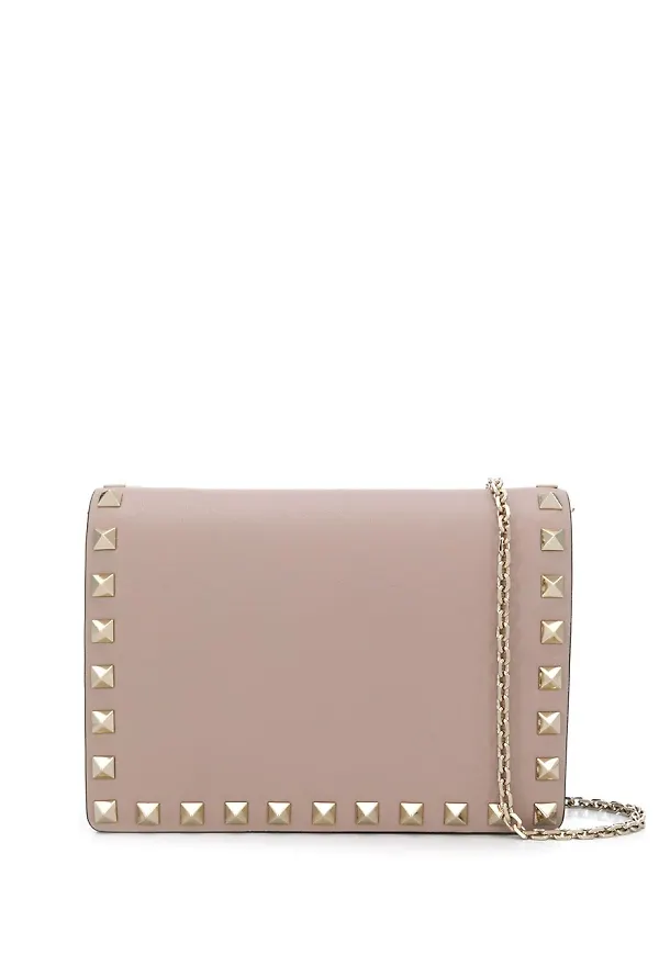 Valentino Garavani Rockstud axelremsväska - Rosa