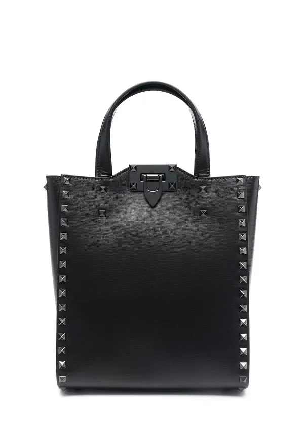 Valentino Garavani Rockstud axelremsväska - Svart