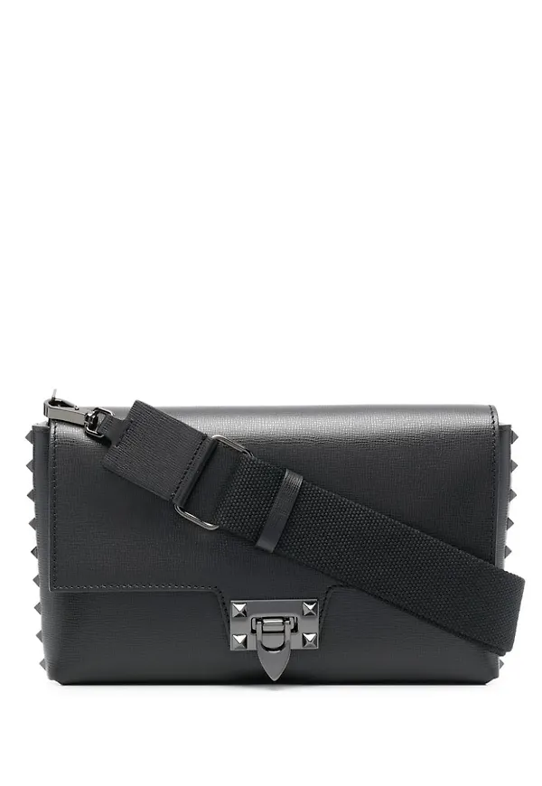 Valentino Garavani Rockstud axelremsväska - Svart