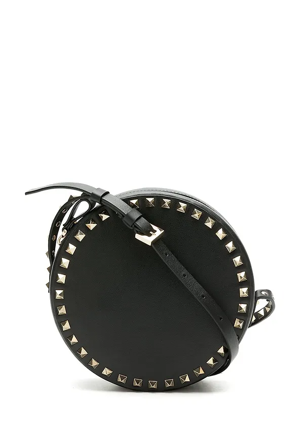 Valentino Garavani Rockstud axelremsväska - Svart