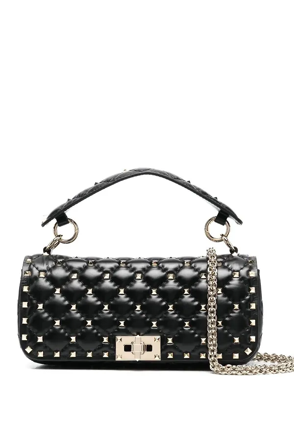 Valentino Garavani Rockstud axelväska - Svart