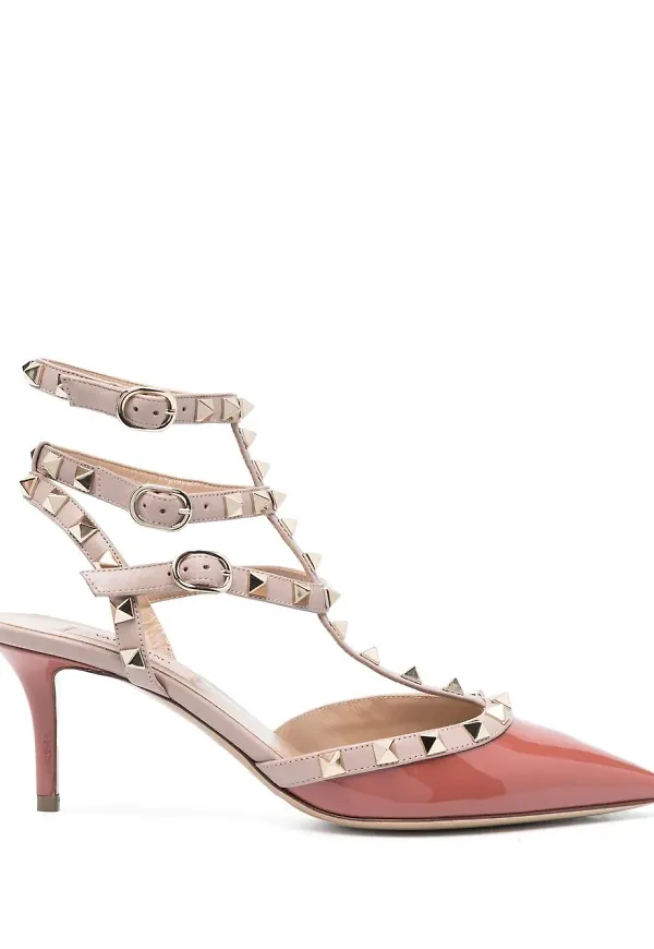 Valentino Garavani Rockstud Caged pumps - Rosa