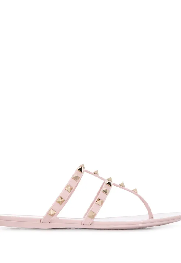 Valentino Garavani Rockstud flipflops - Rosa