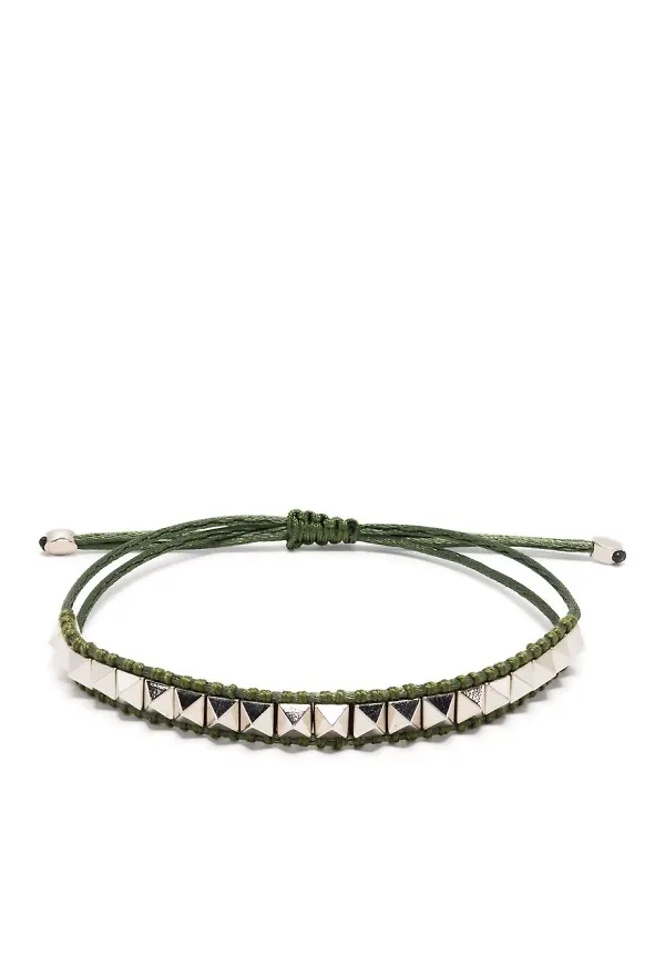 Valentino Garavani Rockstud justerbart armband - Grön