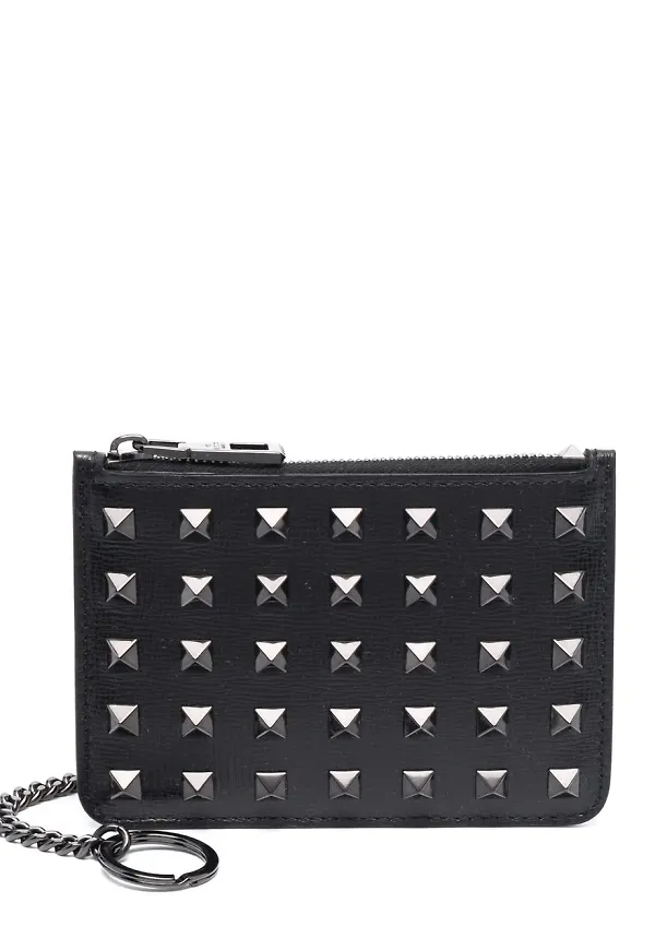 Valentino Garavani Rockstud korthållare - Svart