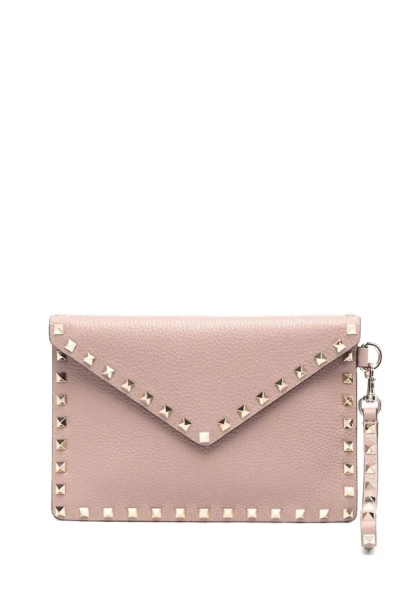 Valentino Garavani Rockstud kuvertväska - Neutral