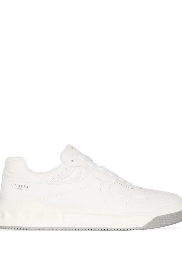 Valentino Garavani Rockstud låga sneakers - Vit