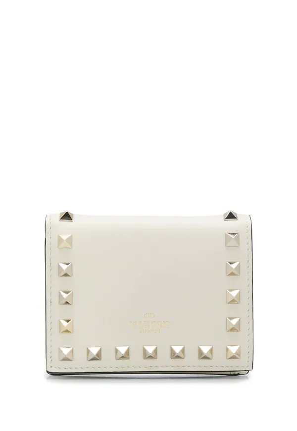 Valentino Garavani Rockstud plånbok - Neutral