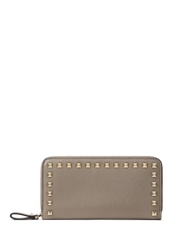 Valentino Garavani Rockstud plånbok - Neutral