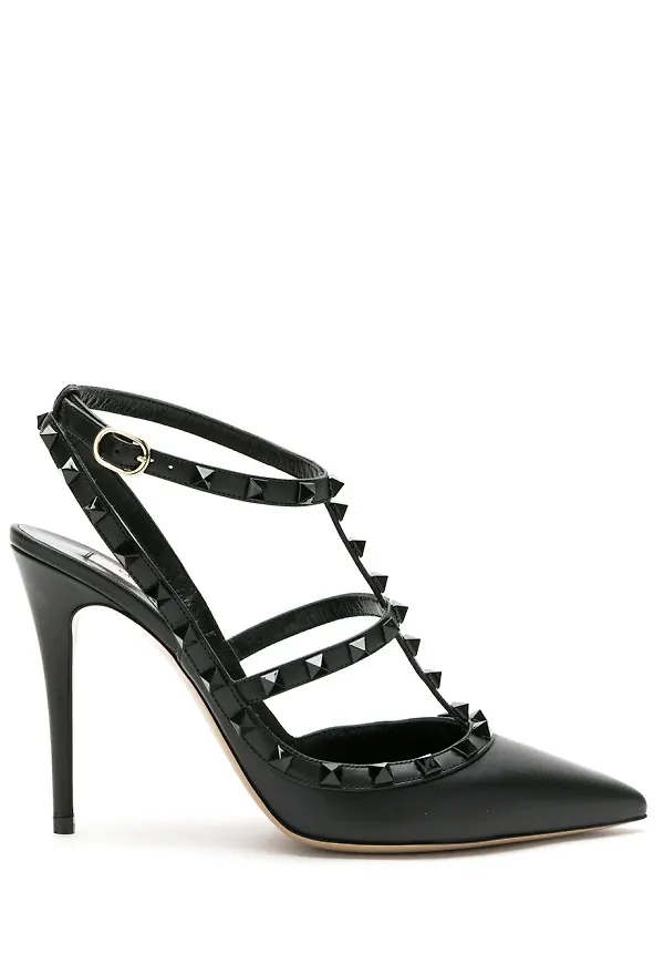 Valentino Garavani Rockstud pumps - Svart