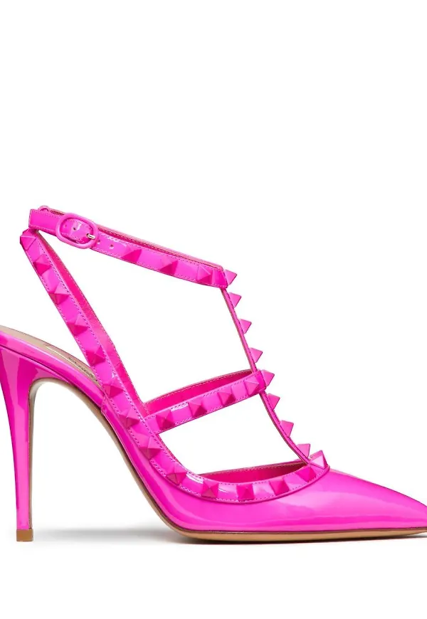 Valentino Garavani Rockstud pumps med nitar 100 mm - Rosa
