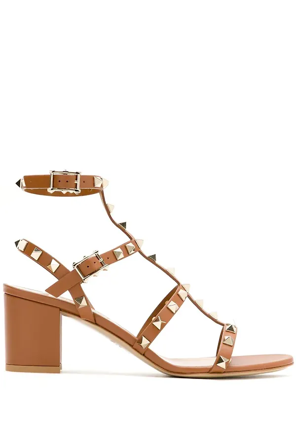 Valentino Garavani Rockstud sandaler - Brun