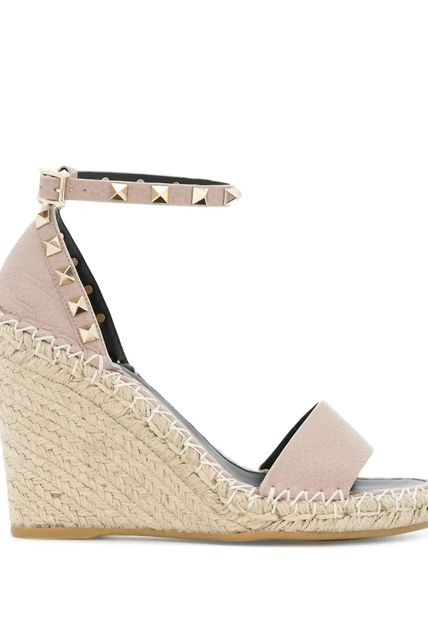 Valentino Garavani Rockstud sandaler - Neutral