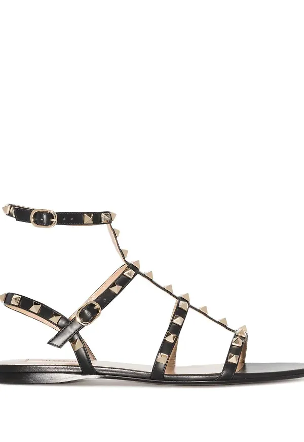 Valentino Garavani Rockstud sandaler - Svart