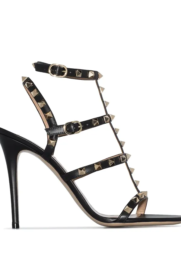 Valentino Garavani Rockstud sandaler - Svart
