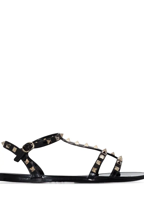 Valentino Garavani Rockstud sandaler - Svart