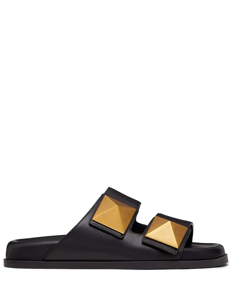 Valentino Garavani Rockstud sandaler i oversize-modell - Svart