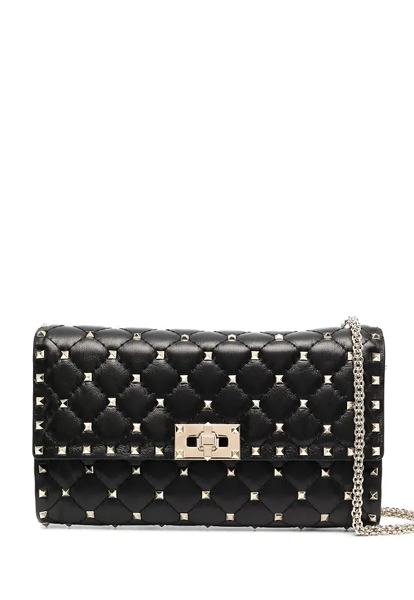 Valentino Garavani Rockstud Spike axelväska - Svart