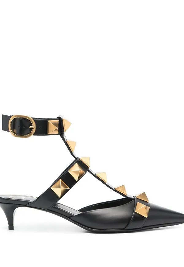 Valentino Garavani Rockstud stora pumps - Svart