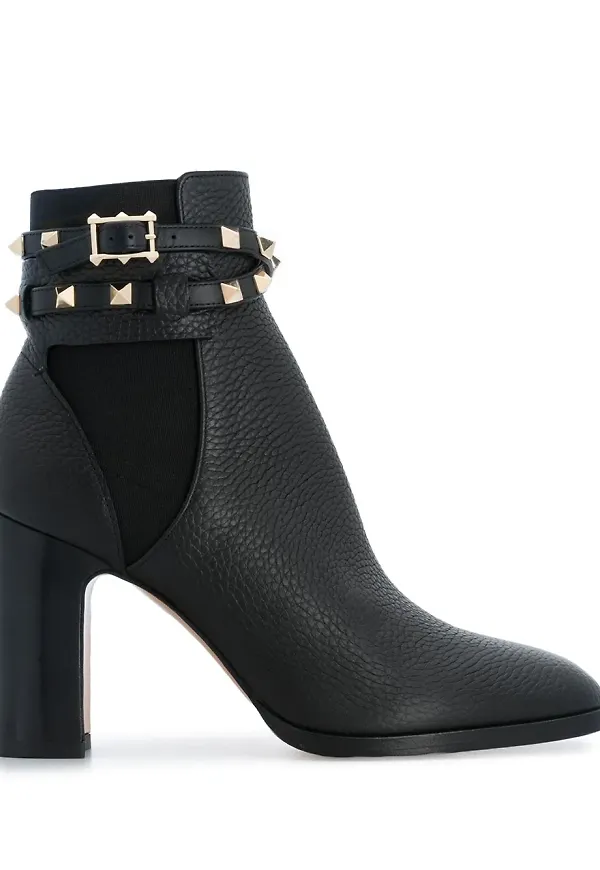Valentino Garavani Rockstud stövlar - Svart