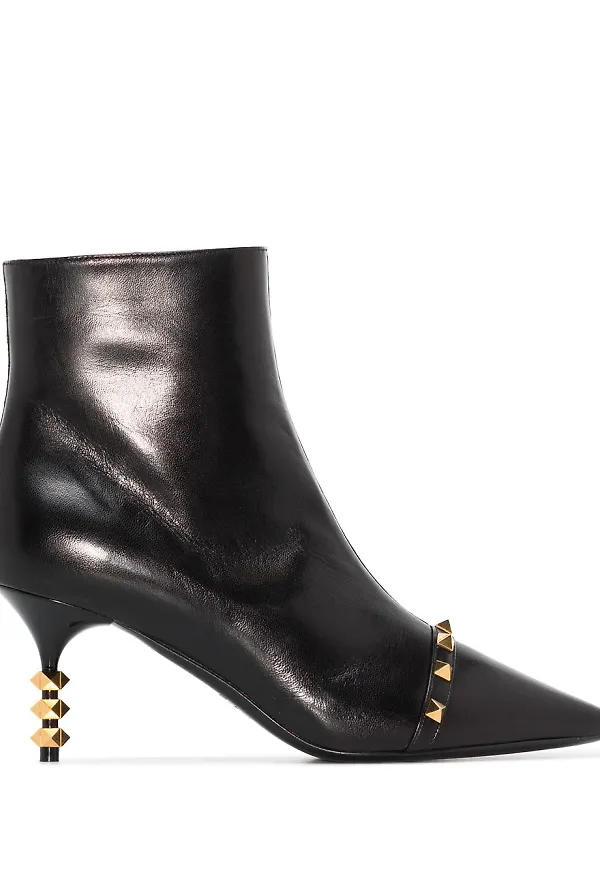 Valentino Garavani Rockstud stövletter - Svart