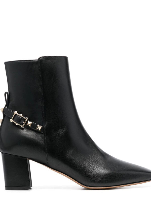 Valentino Garavani Rockstud stövletter - Svart